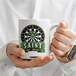 Saint Hat Tricks Coffee Mug St Patricks Day Dart Thrower Gift TS12 Print Your Wear