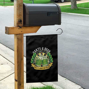 Beer And Darts St Patricks Day Gift Garden Flag That Is Why I Am Here TS12 Print Your Wear
