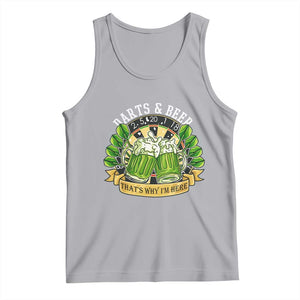 Beer And Darts St Patricks Day Gift Tank Top That Is Why I Am Here TS12 Athletic Heather Print Your Wear