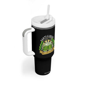 Beer And Darts St Patricks Day Gift Tumbler With Handle That Is Why I Am Here TS12 Print Your Wear