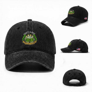Beer And Darts St Patricks Day Gift Washed Cotton Baseball Cap That Is Why I Am Here TS12 Washed Cap Universal Fit Black Print Your Wear