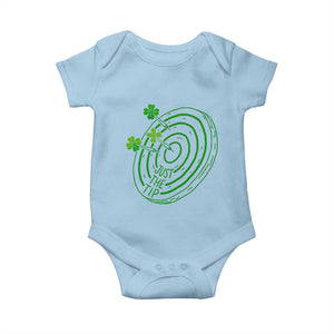 Dirty Humor Dartist St Patricks Day Gift Baby Onesie Just The Tip TS12 Light Blue Print Your Wear
