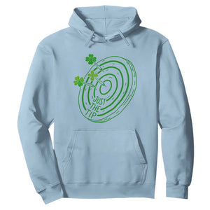Dirty Humor Dartist St Patricks Day Gift Hoodie Just The Tip TS12 Light Blue Print Your Wear