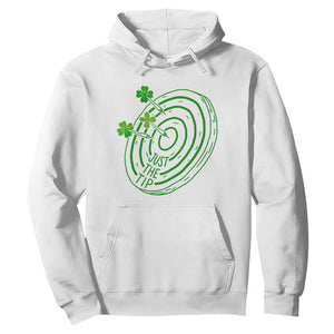 Dirty Humor Dartist St Patricks Day Gift Hoodie Just The Tip TS12 White Print Your Wear