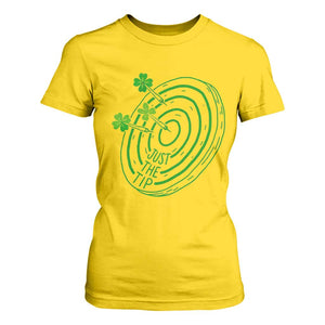 Dirty Humor Dartist St Patricks Day Gift T Shirt For Women Just The Tip TS12 Daisy Print Your Wear