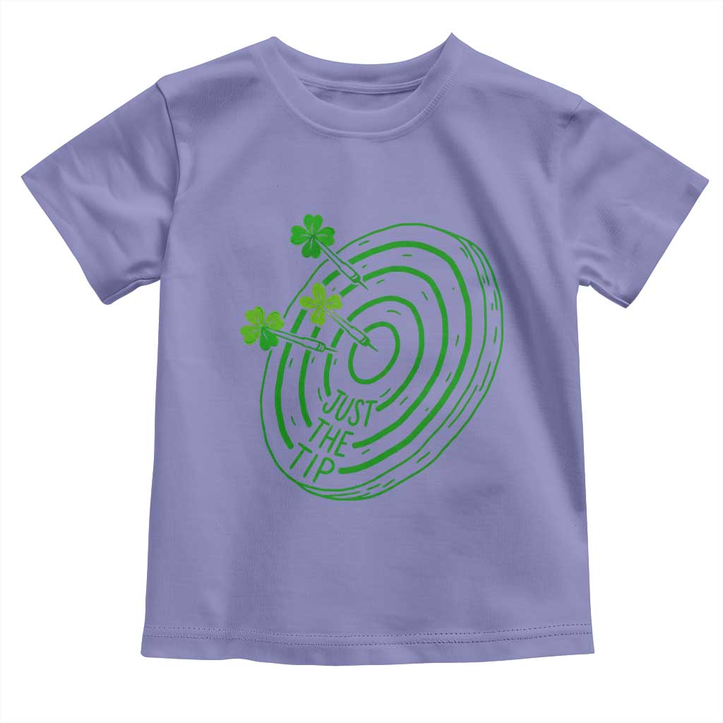 Dirty Humor Dartist St Patricks Day Gift Toddler T Shirt Just The Tip TS12 Violet Print Your Wear