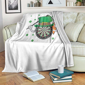 Lucky Darts Board With Irish Flag Throw Blanket St Patricks Day Gift TS12 Print Your Wear
