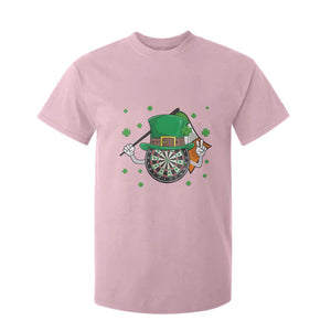 Lucky Darts Board With Irish Flag T Shirt For Kid St Patricks Day Gift TS12 Light Pink Print Your Wear