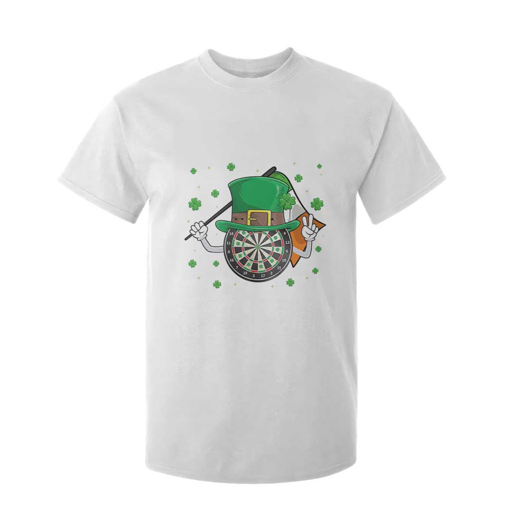 Lucky Darts Board With Irish Flag T Shirt For Kid St Patricks Day Gift TS12 White Print Your Wear