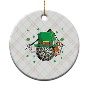 Lucky Darts Board With Irish Flag Ceramic Ornament St Patricks Day Gift TS12 1pc Christmas Plaid Print Your Wear