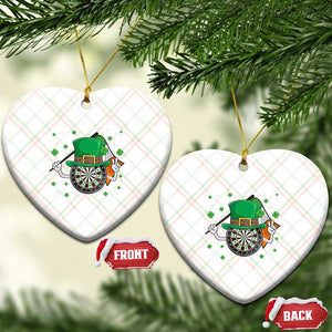 Lucky Darts Board With Irish Flag Ceramic Ornament St Patricks Day Gift TS12 Print Your Wear