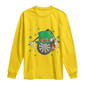 Lucky Darts Board With Irish Flag Long Sleeve Shirt St Patricks Day Gift TS12 Daisy Print Your Wear