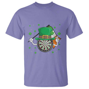 Lucky Darts Board With Irish Flag T Shirt St Patricks Day Gift TS12 Violet Print Your Wear