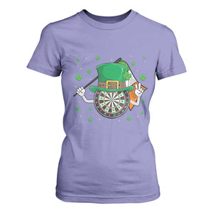 Lucky Darts Board With Irish Flag T Shirt For Women St Patricks Day Gift TS12 Violet Print Your Wear