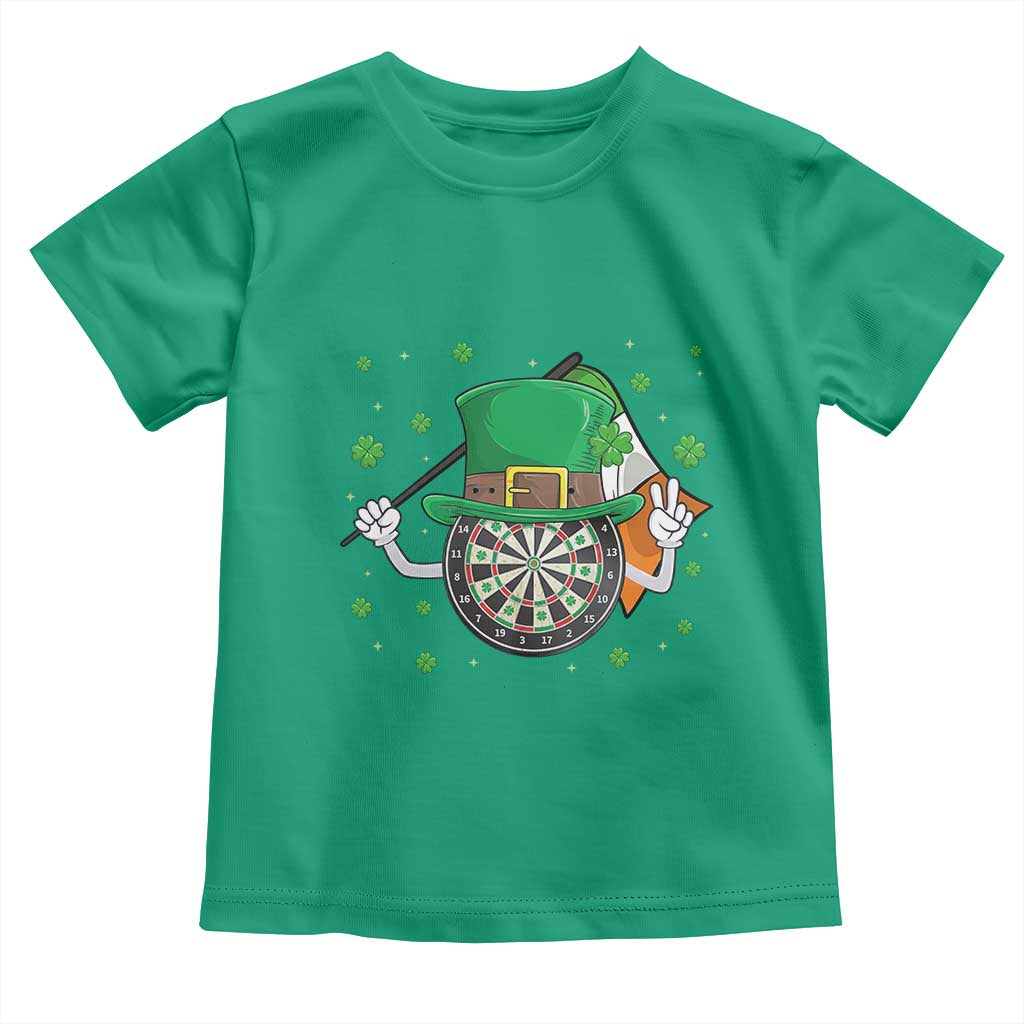 Lucky Darts Board With Irish Flag Toddler T Shirt St Patricks Day Gift TS12 Irish Green Print Your Wear