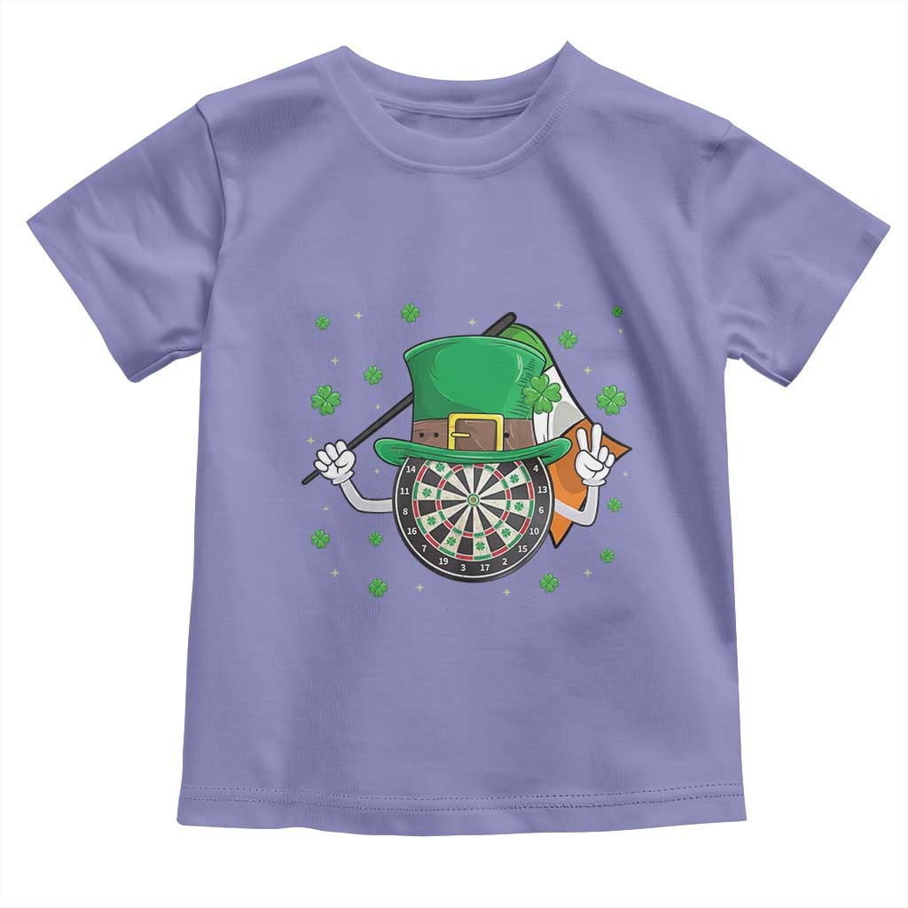 Lucky Darts Board With Irish Flag Toddler T Shirt St Patricks Day Gift TS12 Violet Print Your Wear