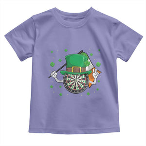 Lucky Darts Board With Irish Flag Toddler T Shirt St Patricks Day Gift TS12 Violet Print Your Wear