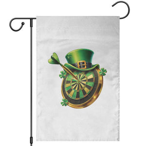 St Patricks Day Irish Darts Board Celebration Gift Garden Flag TS12 White Print Your Wear