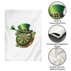 St Patricks Day Irish Darts Board Celebration Gift Garden Flag TS12 Print Your Wear