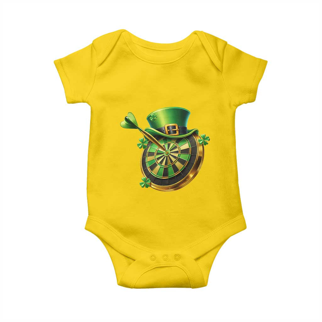 St Patricks Day Irish Darts Board Celebration Gift Baby Onesie TS12 Daisy Print Your Wear