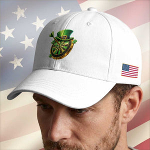 St Patricks Day Irish Darts Board Celebration Gift Baseball Cap TS12 Print Your Wear