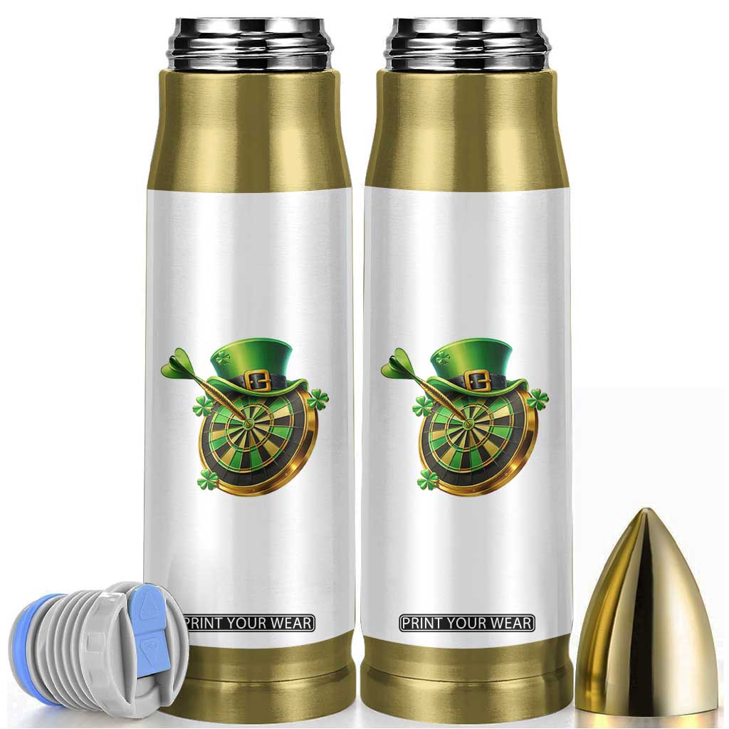 St Patricks Day Irish Darts Board Celebration Gift Bullet Tumbler TS12 White Print Your Wear