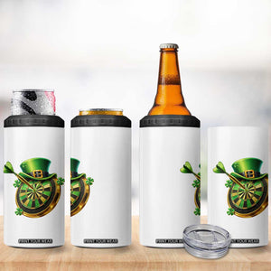 St Patricks Day Irish Darts Board Celebration Gift 4 in 1 Can Cooler Tumbler TS12 Print Your Wear