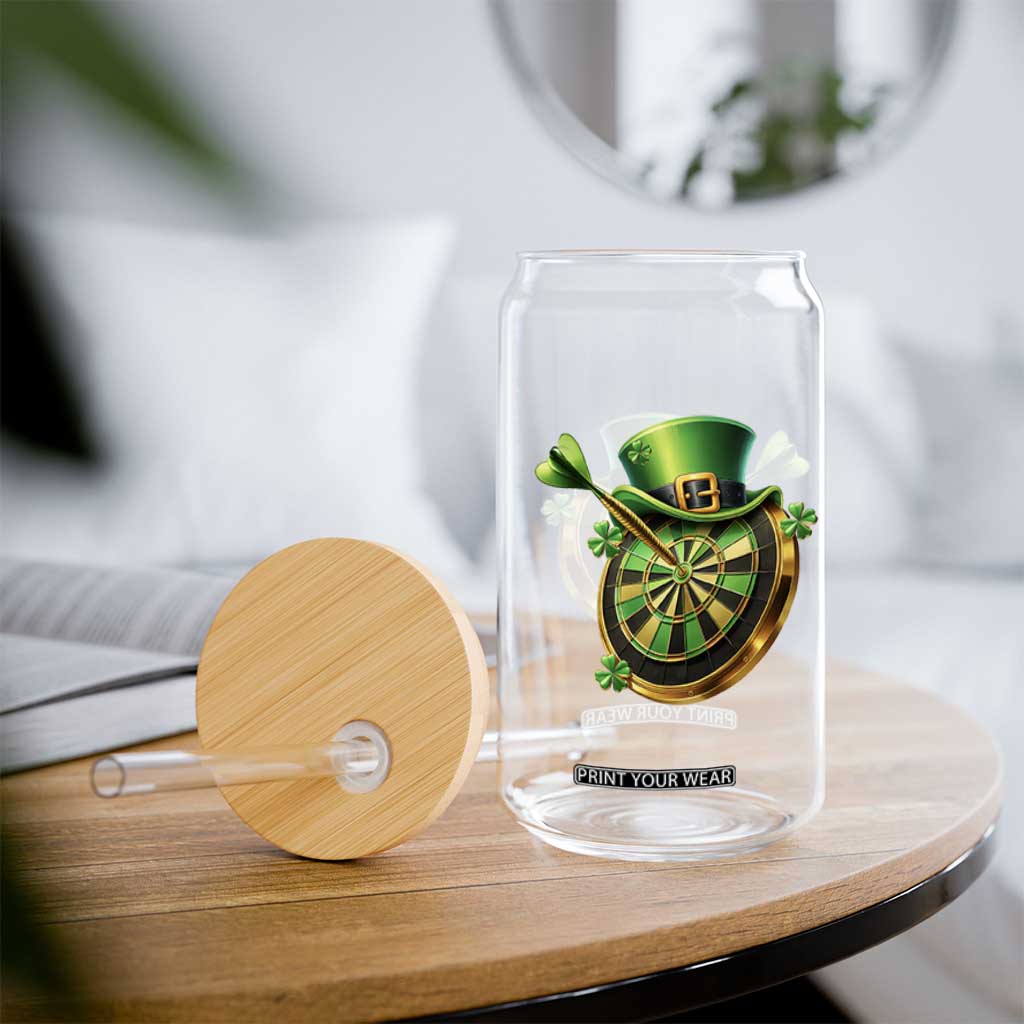 St Patricks Day Irish Darts Board Celebration Gift Glass Can TS12 Print Your Wear