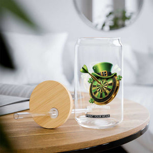 St Patricks Day Irish Darts Board Celebration Gift Glass Can TS12 Print Your Wear