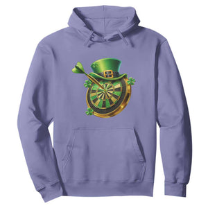 St Patricks Day Irish Darts Board Celebration Gift Hoodie TS12 Violet Print Your Wear