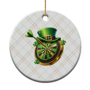 St Patricks Day Irish Darts Board Celebration Gift Ceramic Ornament TS12 1pc Christmas Plaid Print Your Wear