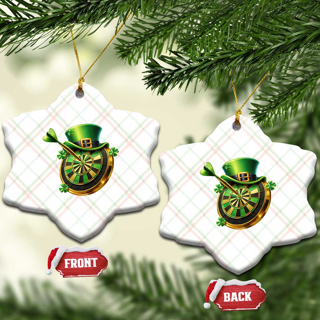 St Patricks Day Irish Darts Board Celebration Gift Ceramic Ornament TS12 Print Your Wear