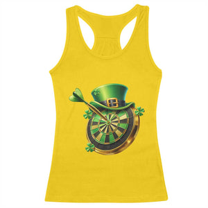 St Patricks Day Irish Darts Board Celebration Gift Racerback Tank Top TS12 Daisy Print Your Wear