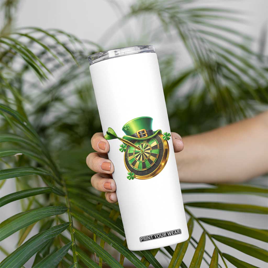 St Patricks Day Irish Darts Board Celebration Gift Skinny Tumbler TS12 Print Your Wear