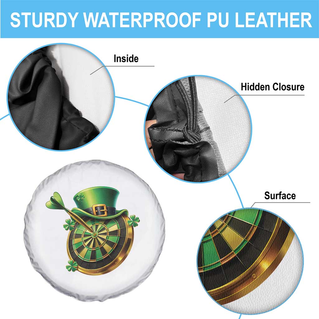 St Patricks Day Irish Darts Board Celebration Gift Spare Tire Cover TS12 Print Your Wear