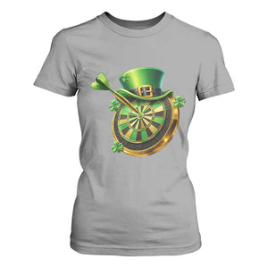 St Patricks Day Irish Darts Board Celebration Gift T Shirt For Women TS12 Sport Gray Print Your Wear