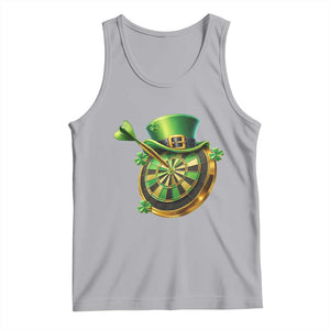 St Patricks Day Irish Darts Board Celebration Gift Tank Top TS12 Athletic Heather Print Your Wear