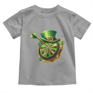 St Patricks Day Irish Darts Board Celebration Gift Toddler T Shirt TS12 Sport Gray Print Your Wear