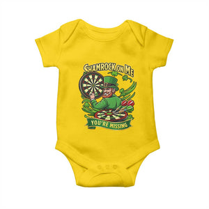 Shamrock On Me Youre Missing Baby Onesie St Patricks Day Darts Player Gift TS12 Daisy Print Your Wear