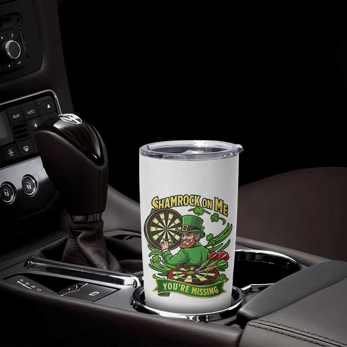 Shamrock On Me Youre Missing Tumbler Cup St Patricks Day Darts Player Gift TS12 Print Your Wear