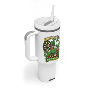 Shamrock On Me Youre Missing Tumbler With Handle St Patricks Day Darts Player Gift TS12 Print Your Wear