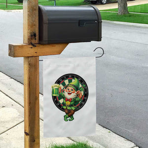 Cheerful Gnome Playing Darts Garden Flag St Patricks Day Gift TS12 Print Your Wear