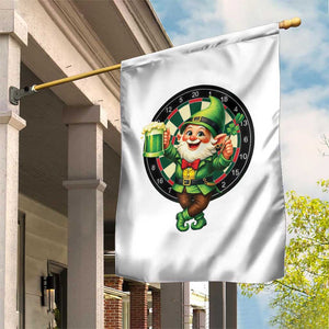 Cheerful Gnome Playing Darts Garden Flag St Patricks Day Gift TS12 Print Your Wear