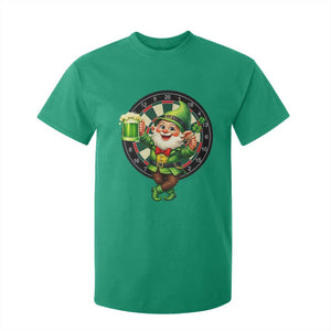 Cheerful Gnome Playing Darts T Shirt For Kid St Patricks Day Gift TS12 Irish Green Print Your Wear