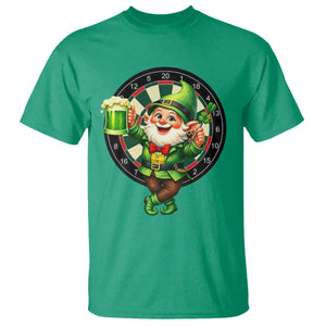 Cheerful Gnome Playing Darts T Shirt St Patricks Day Gift TS12 Irish Green Print Your Wear