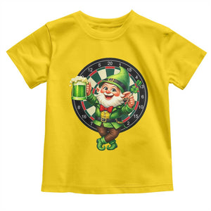 Cheerful Gnome Playing Darts Toddler T Shirt St Patricks Day Gift TS12 Daisy Print Your Wear