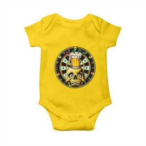 Funny St Patricks Day Skull Baby Onesie Darts Player Gift TS12 Daisy Print Your Wear