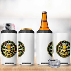 Funny St Patricks Day Skull 4 in 1 Can Cooler Tumbler Darts Player Gift TS12 Print Your Wear