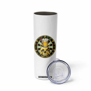Funny St Patricks Day Skull Skinny Tumbler Darts Player Gift TS12 Print Your Wear
