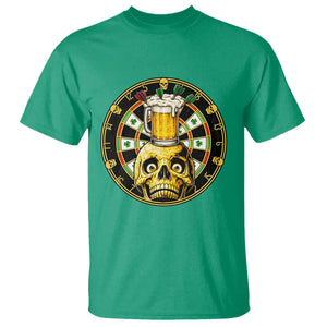 Funny St Patricks Day Skull T Shirt Darts Player Gift TS12 Irish Green Print Your Wear